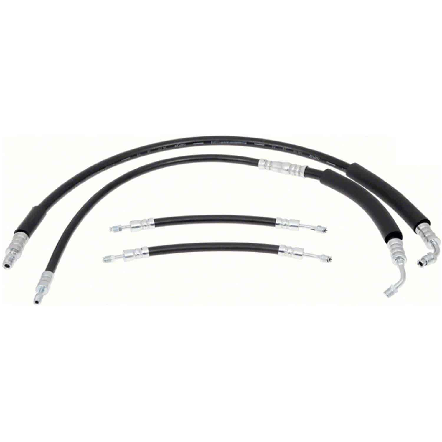 OER TF500018 Power Steering Hose Set 1955-1957 Chevy Tri-Five V8 4-Pieces
