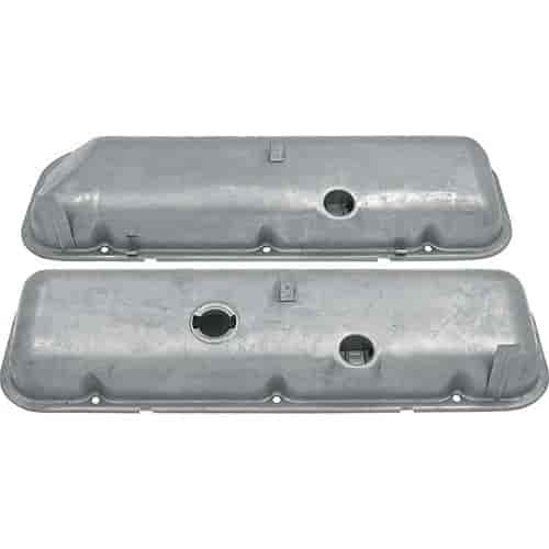 VC1216 Valve Covers 1965-91 Chevrolet; 396-454 Big Block; With Booster Notch, With Oil Drippers; Paintable