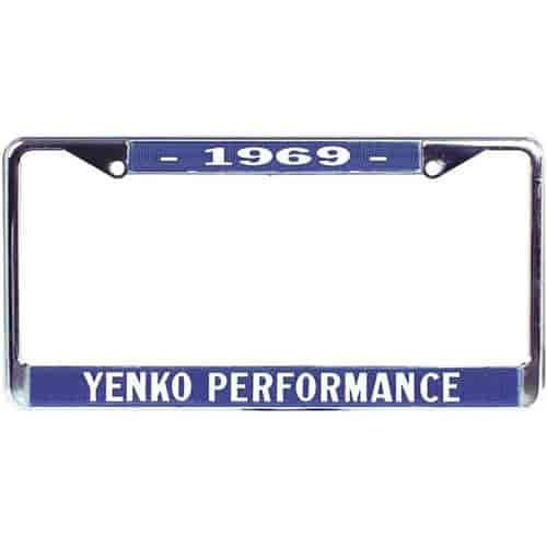 Yenko License Plate Frame 1969 Yenko Performance