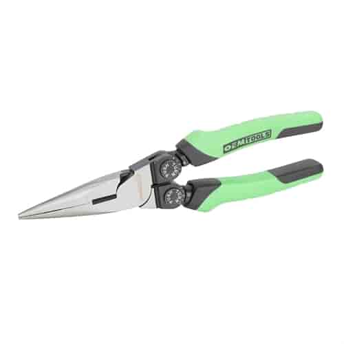 Adjustable Angle Offset Long Nose Pliers 8-1/2