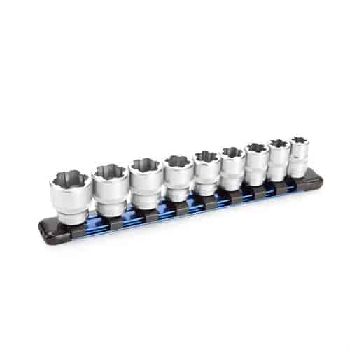 9 Piece Nut and Bolt Extractor Set 3/8