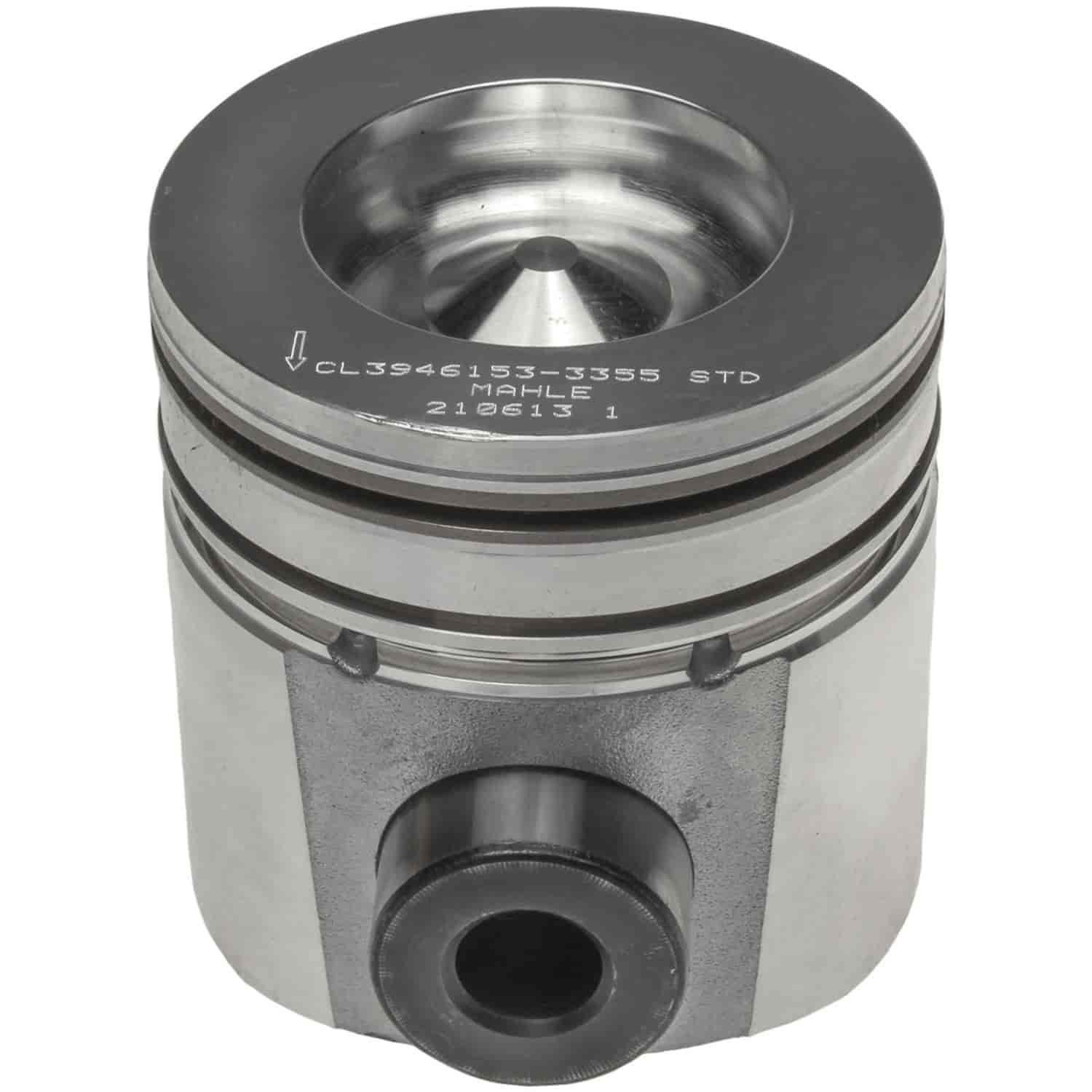 Piston and Rings Set 2001-2002 Dodge, Fits Cummins Diesel L6 5.9L with 4.036" Bore (+.020")