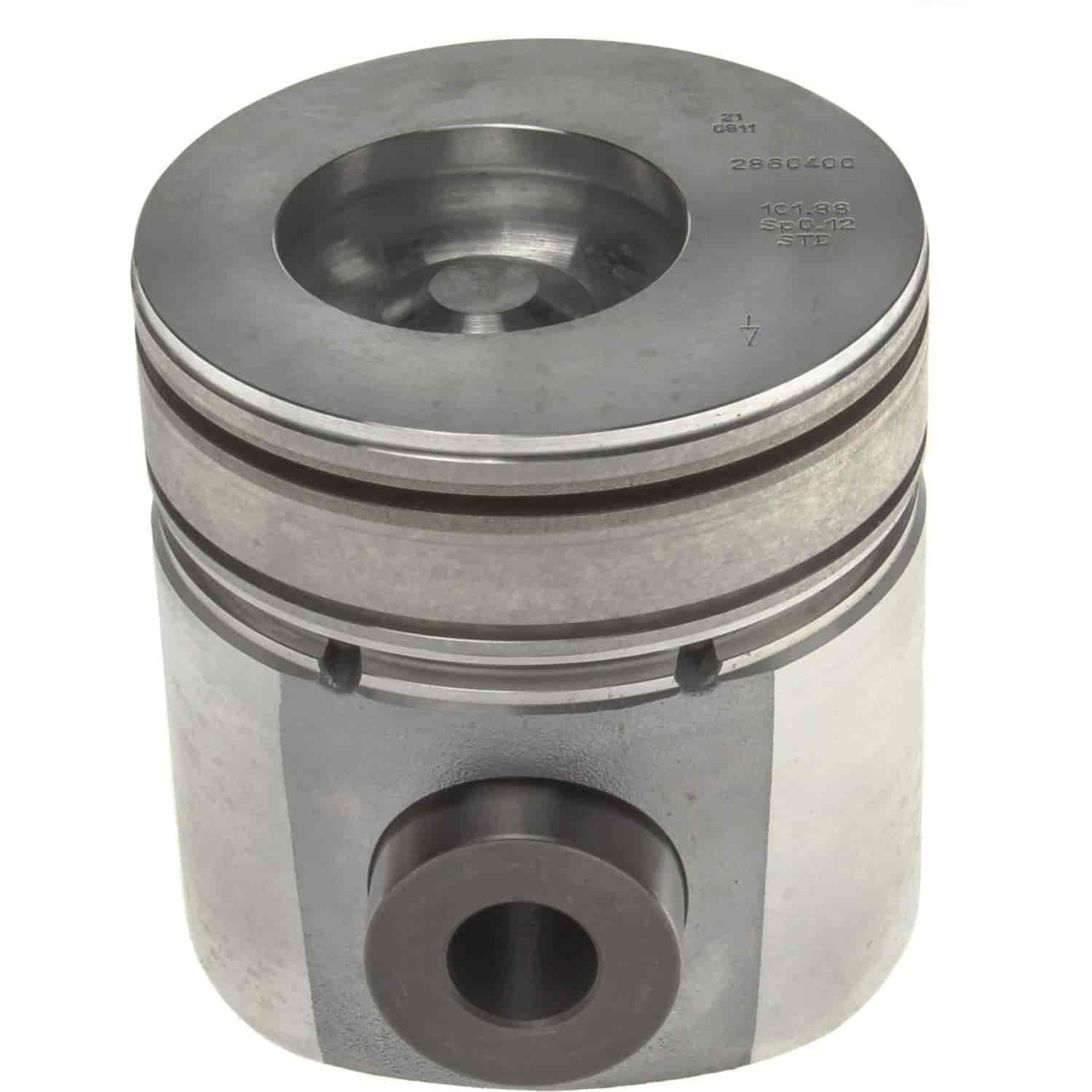 Piston and Rings Set 1994-1998 Dodge, Fits Cummins Diesel L6 5.9L with 4.036" Bore (+.020")