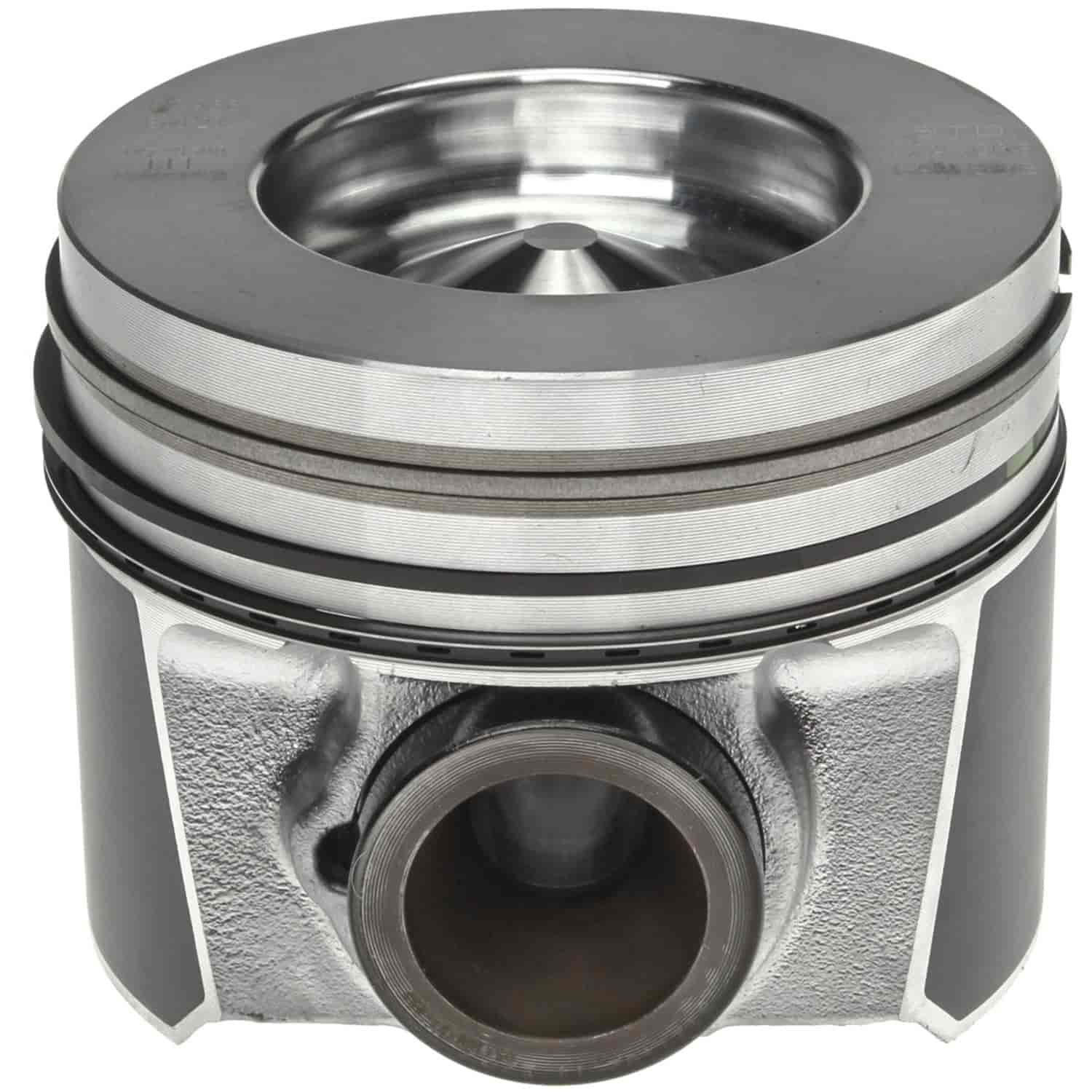 Piston and Rings Set 2008-2010 Ford/Navistar Powerstroke Diesel V8 6.4L with 3.876"/98.25mm Bore (+.25mm)