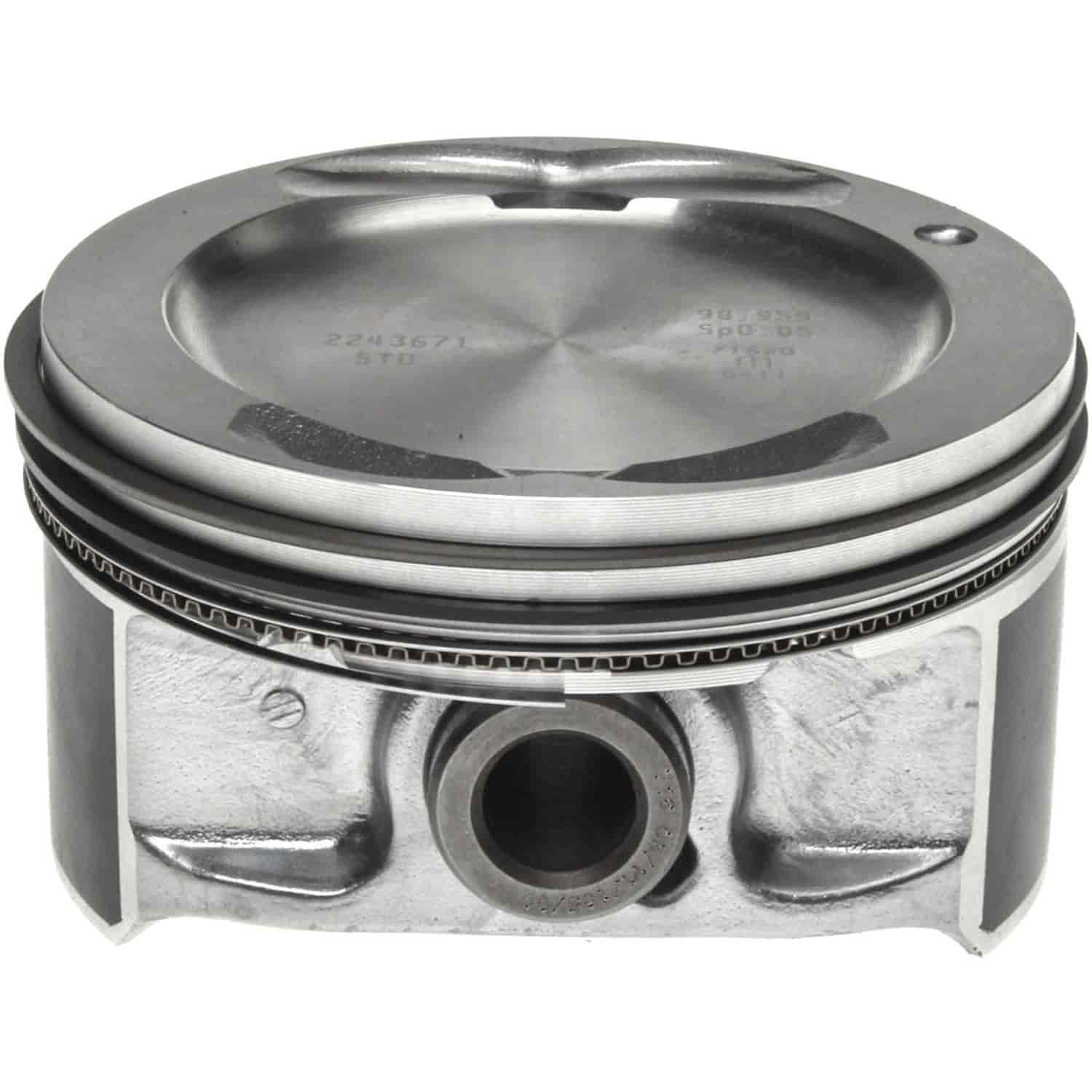 Piston Set With Rings 2006-2011 GM High Value V6 3.5/3.9L with 99mm Bore (Standard)