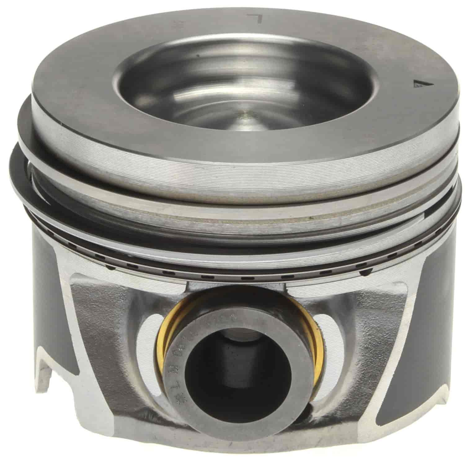 Piston Set With Rings 2006-2010 Chevy/GMC Duramax Diesel V8 6.6L Left Bank with 4.075" Bore (+.020")