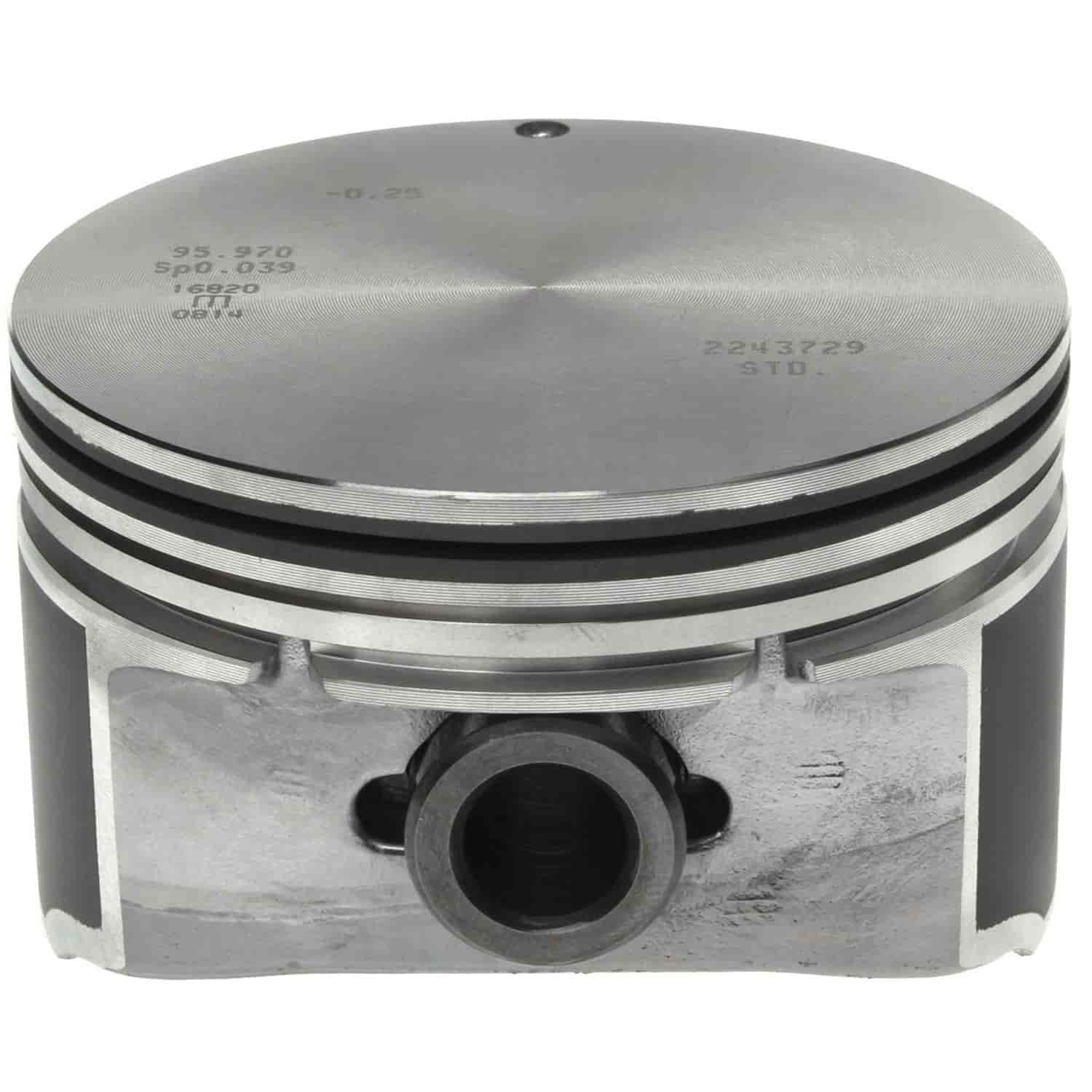 Piston Set 2005-2009 Chevy LS V8 4.8/5.3L with 3.810"/96.75mm Bore (+.75mm)