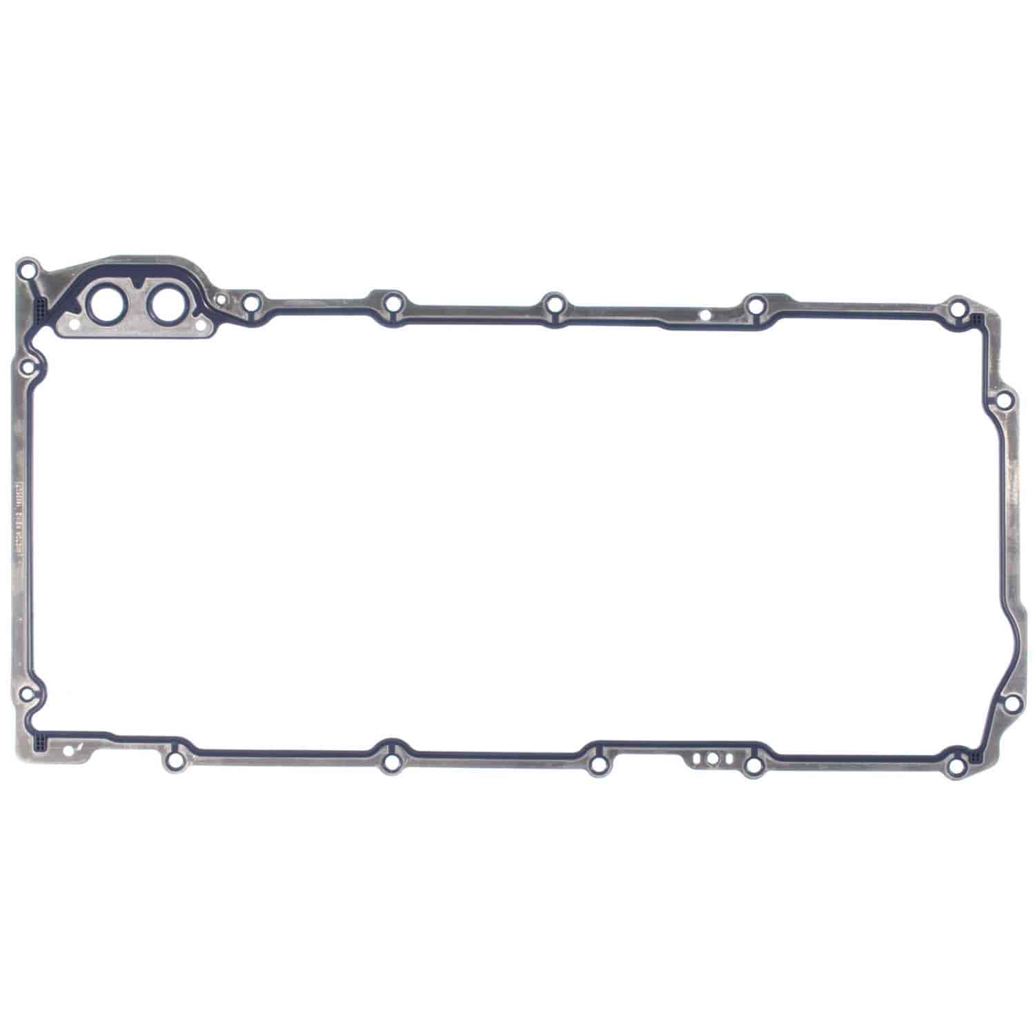 Oil Pan Gasket 1997-2014 Chevy LS V8 4.8/5.3/5.7/6.0/6.2/7.0L (LS1/LS2/LS3/LS6/LS7/LSA/LS9) in Molded Rubber