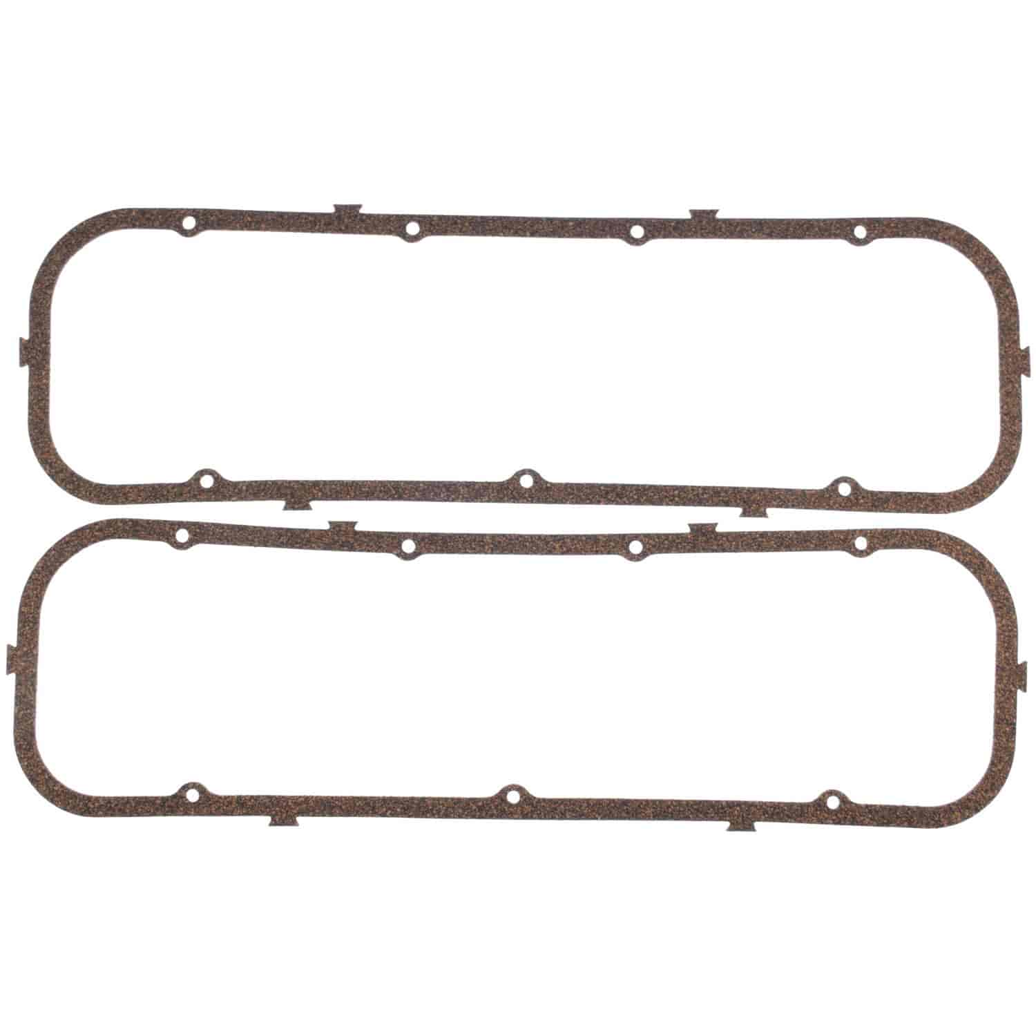 Valve Cover Gasket Set 1965-1985 Big Block Chevy 396/402/427/454 in Cork-Rubber