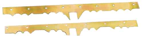 Milodon 32640 Gold Zinc Plated Crank Scraper for Small Block Chevy 
