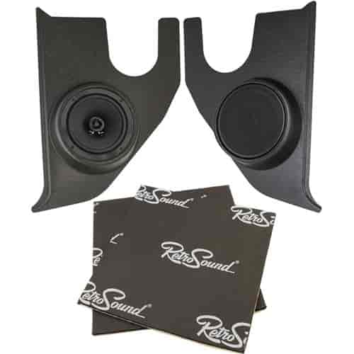 Kick Panels w/Deluxe Speakers and RetroMat Package for 1967-1972 Chevy/GMC Truck