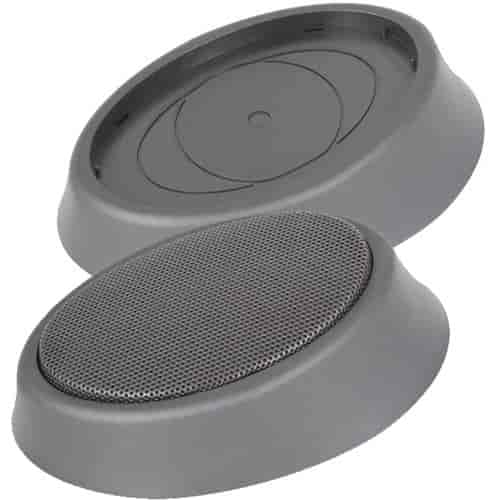 RetroPod Surface Mount Speaker Modules without Speakers Accepts Speaker Sizes: 4" Round