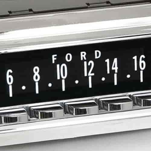 Ford-licensed Vintage Look Radio Dial Screen Protectors Pre-1966 Ford vehicles