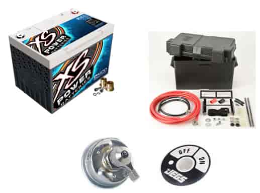 D-Series Battery Install Kit Includes: XS Power D1400 Battery (14V)
