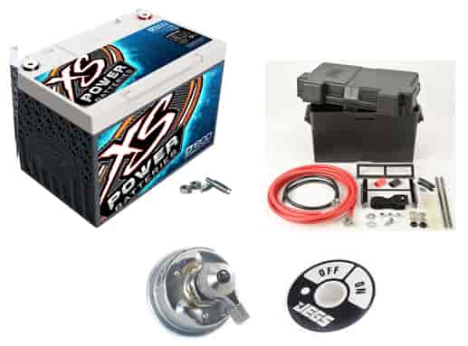 D-Series Battery Install Kit Includes: XS Power D1600 Battery (16V)