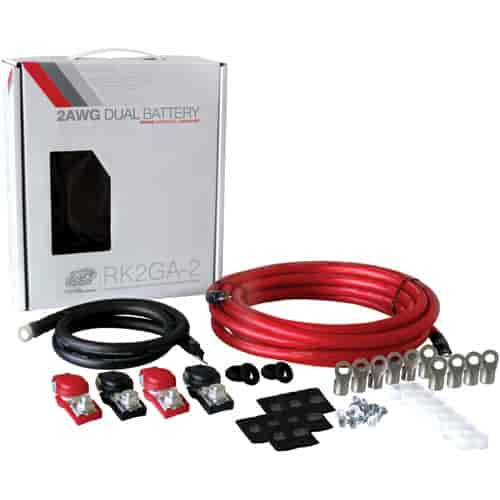 Lightweight Battery Cable Kit Dual Battery