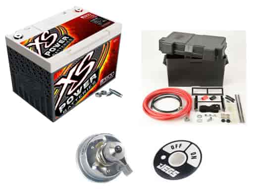 S-Series Battery Install Kit Includes: XS Power S1600 Battery (16V)
