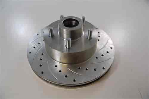 ROTOR 11 FORD GRANADA 7/8 X 1/2 STUD 5 X 4-1/2 SLOTTED/DRILLED LEFT SIDE