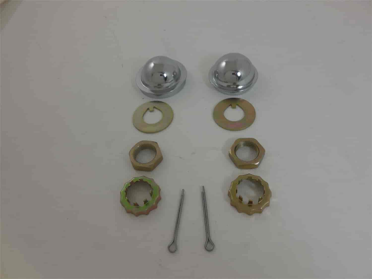 MUSTANG REPLACEMENT SPINDLE NUTS / DUST CAP KIT