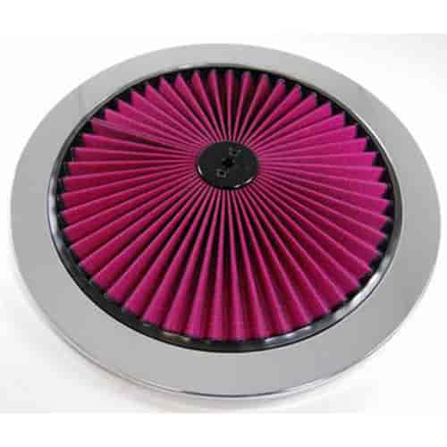 Round Top Flow Air Cleaner Top 14