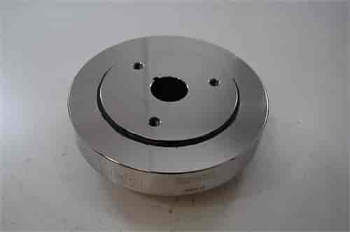 6.75 POLISHED STAINLESS STEEL DAMPER AVAILABLE FOR SMALL BLOCK CHEVY 350 ENGINES