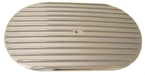 Nostalgic Polished Aluminum Oval Air Cleaner Top Only 15" x 2"