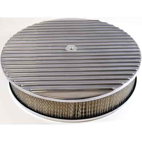 Full Finned Round Air Cleaner Set 14" x 3"