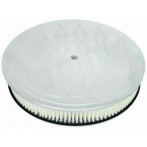 Round Flame Style Top Air Cleaner Set 14" x 3"