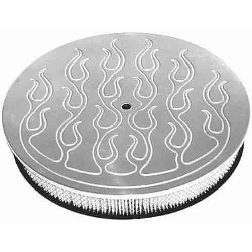 Round Flame Style Top Air Cleaner Set 14" x 3"