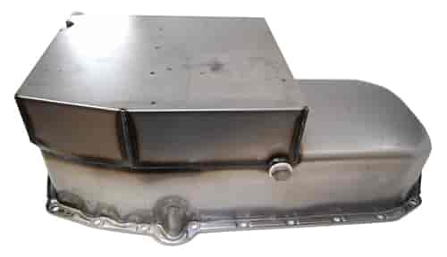 Raw Unplated Steel Claimer Style Oil Pan 1958-86