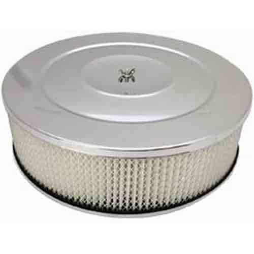 Round Performance Style Air Cleaner Set 14" x 4"