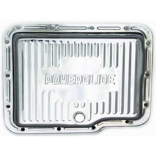 Chrome Steel Transmission Pan Chevy Powerglide