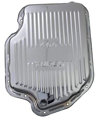 Chrome Steel Transmission Pan GM Turbo 400