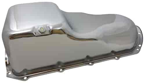 Chrome Plated Steel Stock Oil Pan 1959-81 Pontiac 301-455