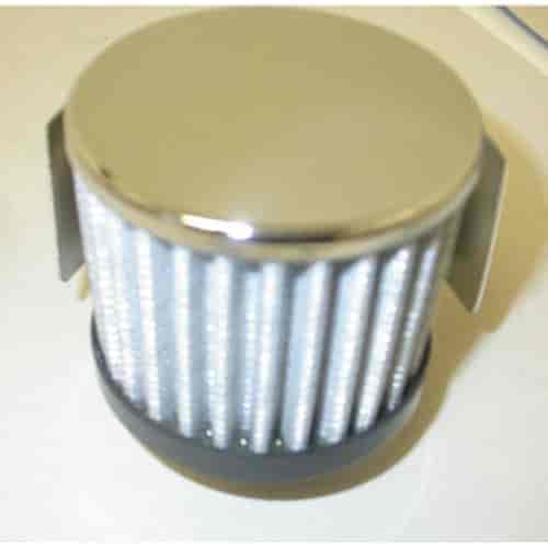 Steel Push-In Open Filter Breather 3" Tall