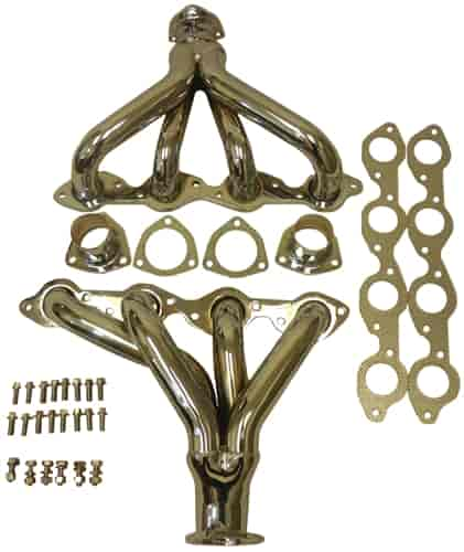 B/B CHEVY TIGHT FIT HEADERS CHROME