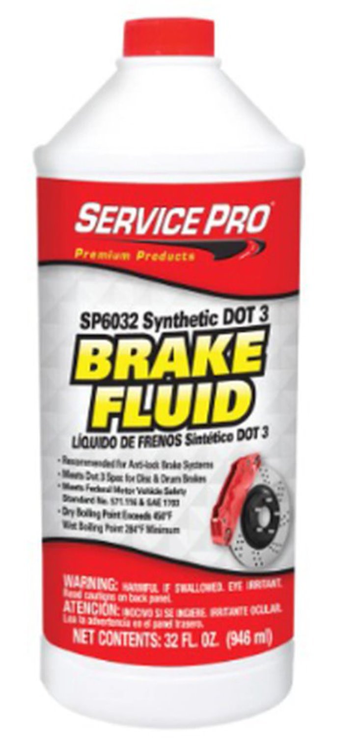 SP6032 Pro Synthetic Dot-3 Brake Fluid [32 oz. Bottle]