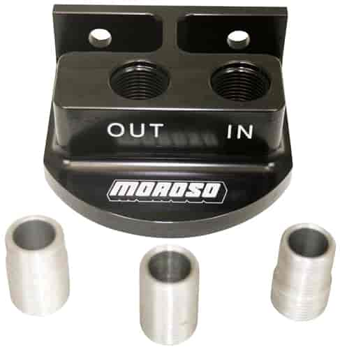 Top Port Remote Oil Filter Mount - Accepts