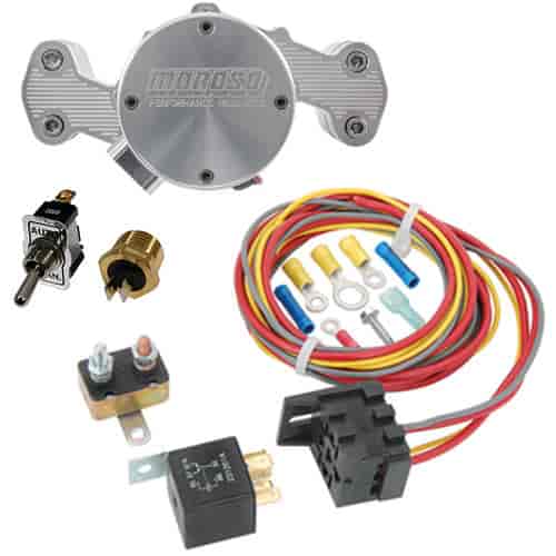 Billet Electric Water Pump Kit Big Block Chevy Includes: