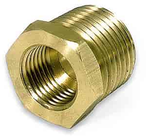 Mechanical Temperature Gauge Adapter Fitting [1/2 in. NPT Male x 5/8 in. -18 Female Straight]