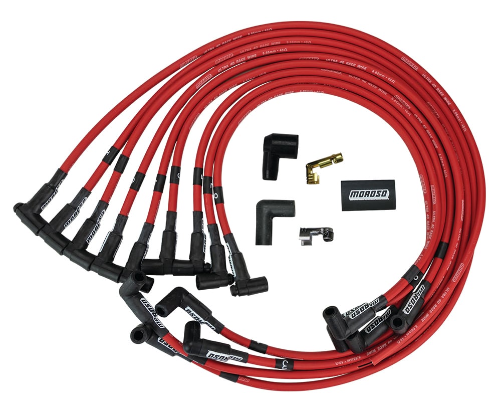 Ultra 40 Unsleeved Spark Plug Wire Set Small Block Chevy