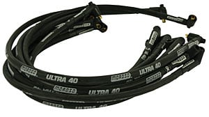 Ultra 40 Sleeved Spark Plug Wire Set Small Block Chevy (Over The Valve Cover)