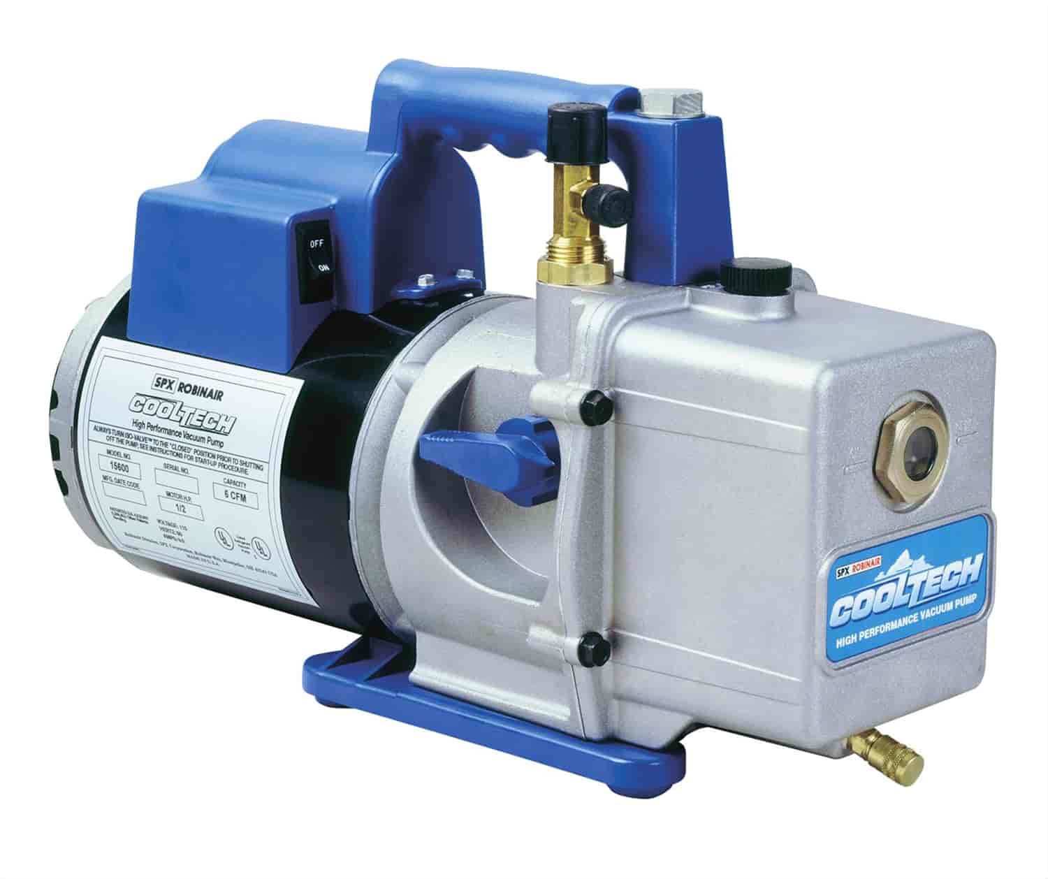 Vacuum Pump Two Stage Direct Drive 6 Cfm 115 60 Hz Ul Certified