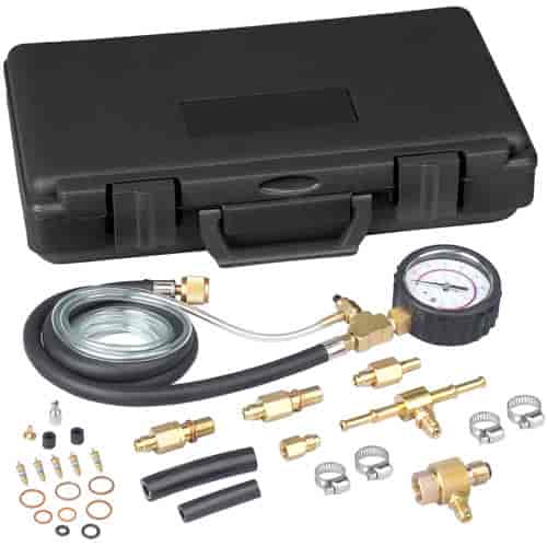 Stinger Basic Fuel Injection Service Kit Performs Running, Residual, Rail And Flow Rate Pressure Tests Includes:
