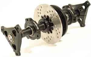 Complete Junior Dragster Axle Assembly Includes: Free Spinning