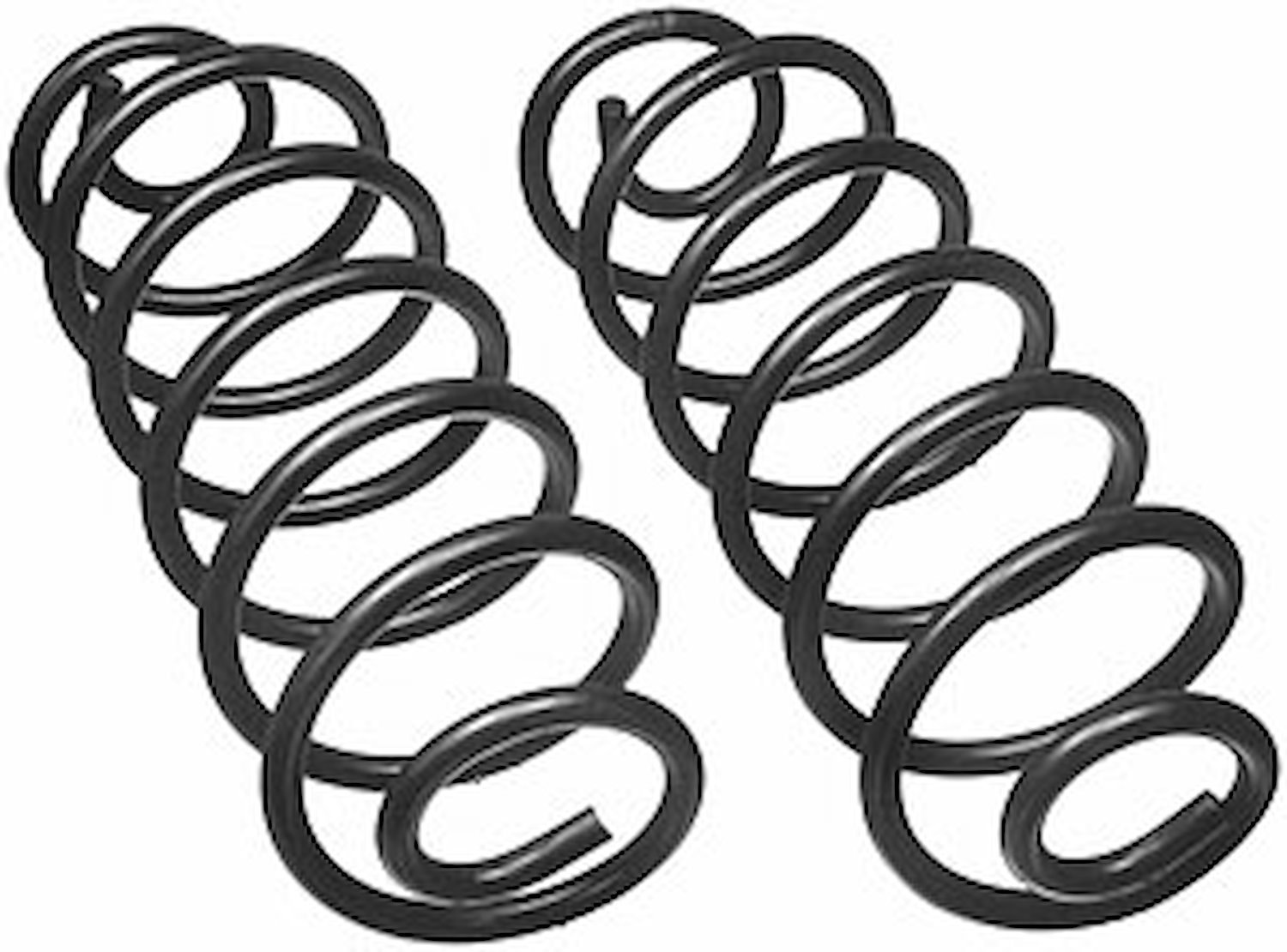 Rear Coil Springs Fit Select Buick, Cadillac, Chevy,