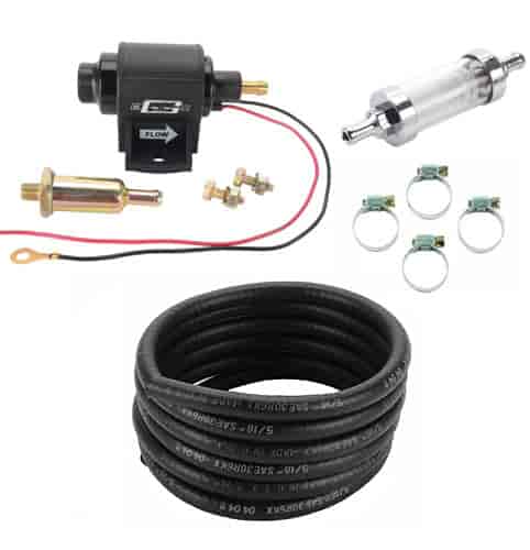 Electric Fuel Pump & Hose Kit 4-7 PSI Includes: