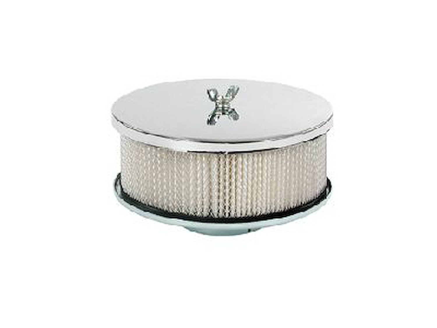 Chrome-Plated Easy-Flow Air Cleaner 6-1/2" Diameter