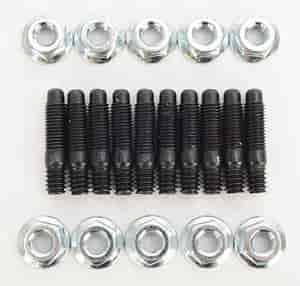 Timing Cover Studs Chevy SB/BB Includes: (10) 1/4" -20/28 x 1-1/8" Studs & Nuts