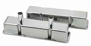 Die-Cast Polished Aluminum Valve Covers 1958-1986 SB-Chevy 283-400